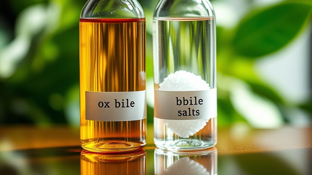 ox bile versus bile salts