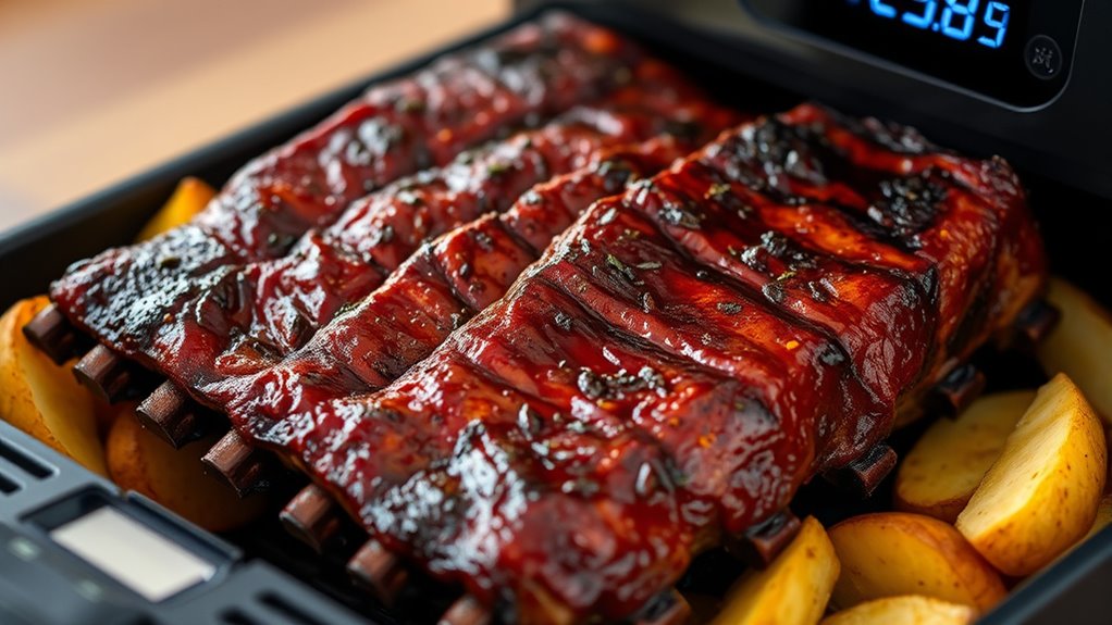 perfect air fryer beef ribs