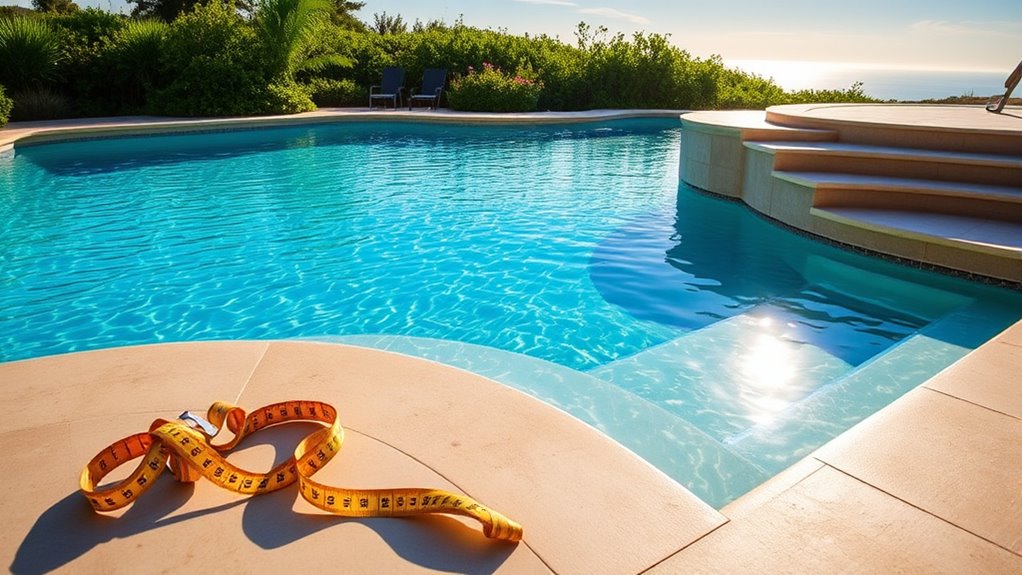 pool size and features