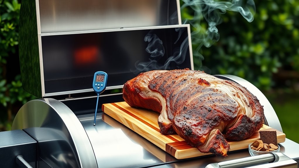 preheat arrange monitor smoke