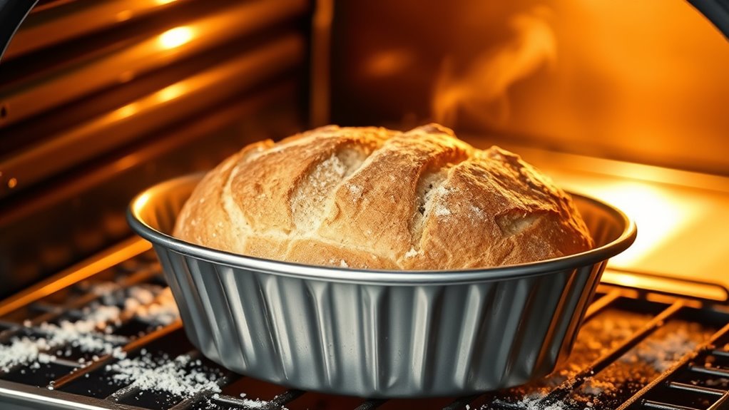 preheat oven generate steam