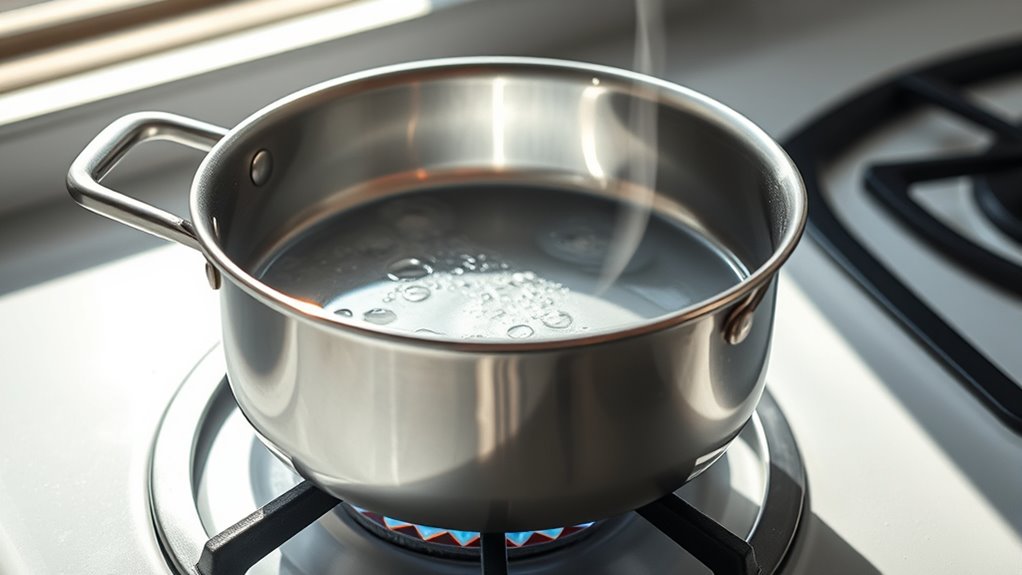 prepare aluminum pan properly