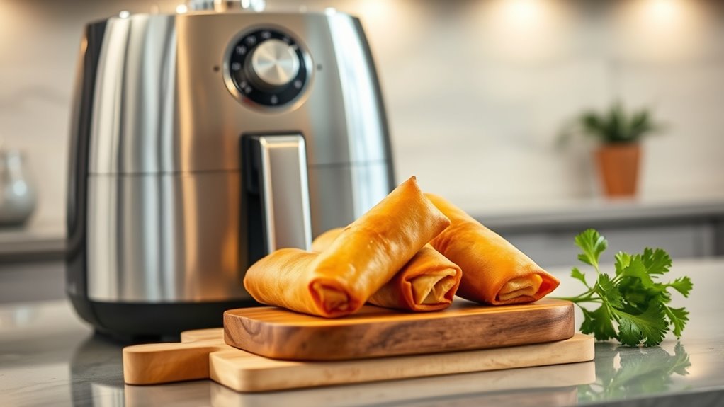reheat egg rolls air fryer