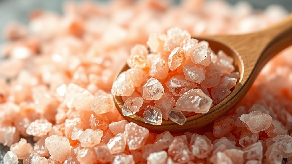 rich pink mineral texture