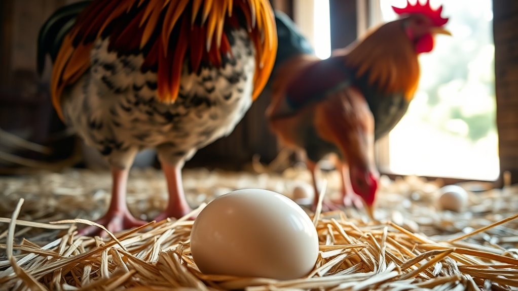 rooster transfers sperm via cloaca