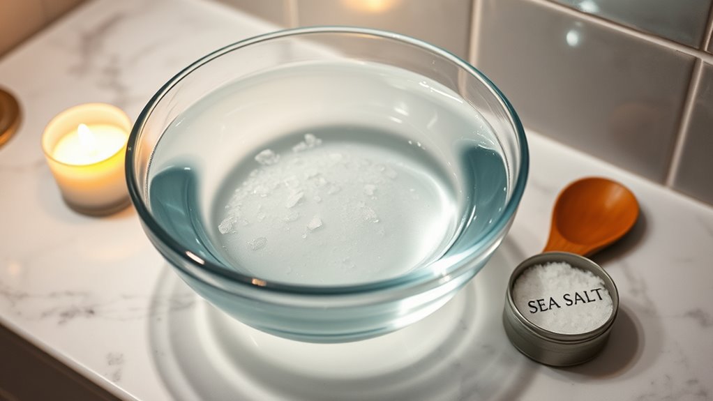 safe sterile salt solution