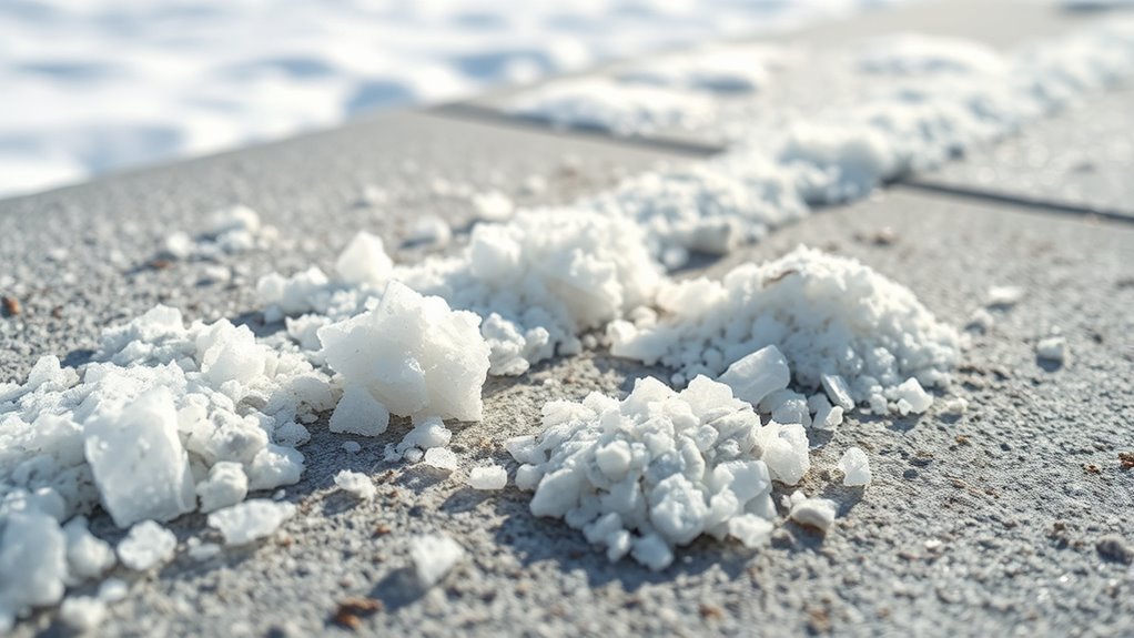 salt causes concrete deterioration