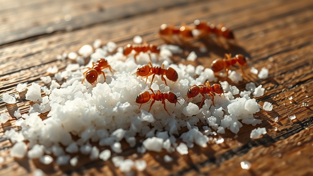 salt causes termite dehydration