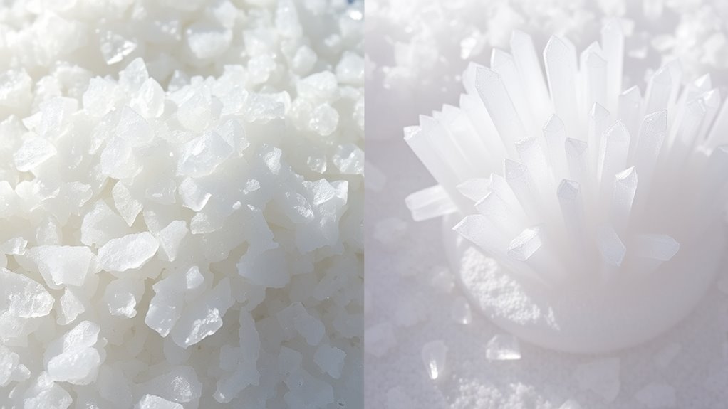salt crystal size and texture