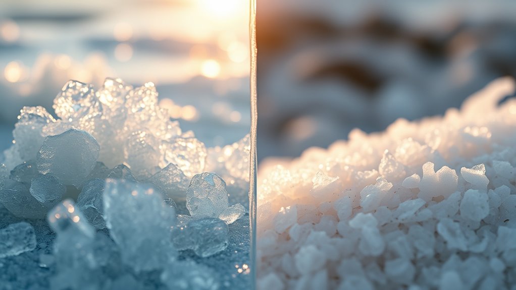 salt effectiveness varies with temperature