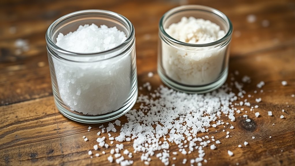 salt grain size influences dissolving