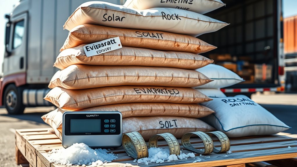 salt type and quantity