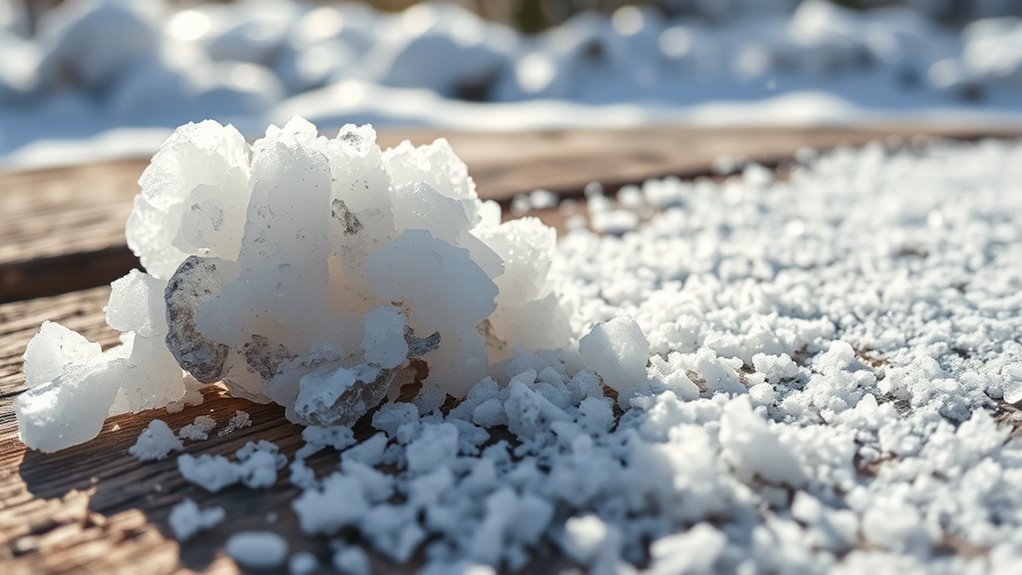 salt type and temperature