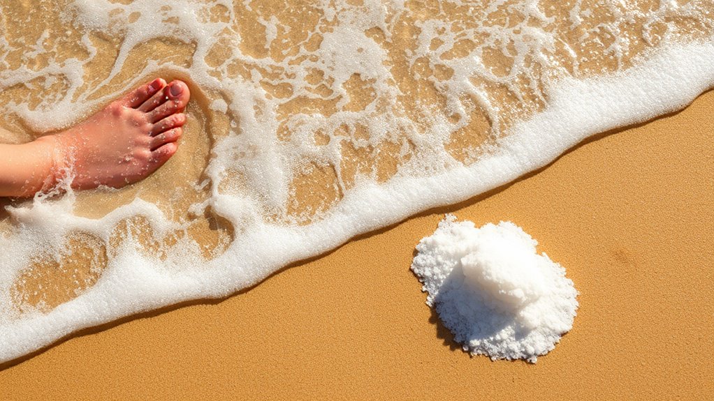 salt water alleviates foot pain