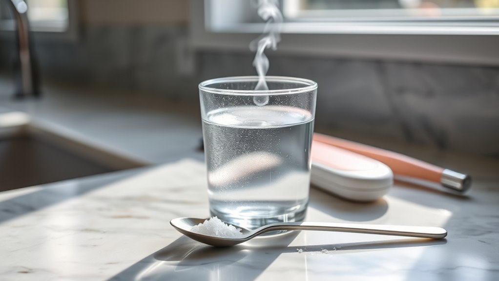 salt water alleviates toothache