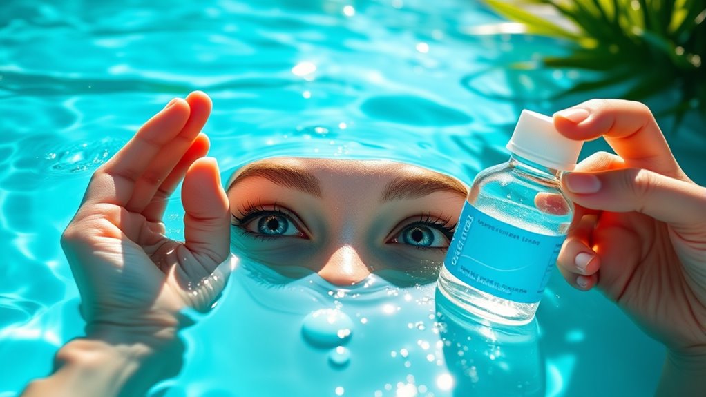 salt water eye irritation