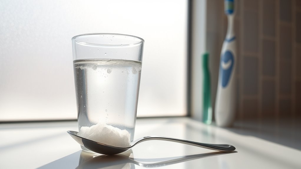 salt water promotes oral healing