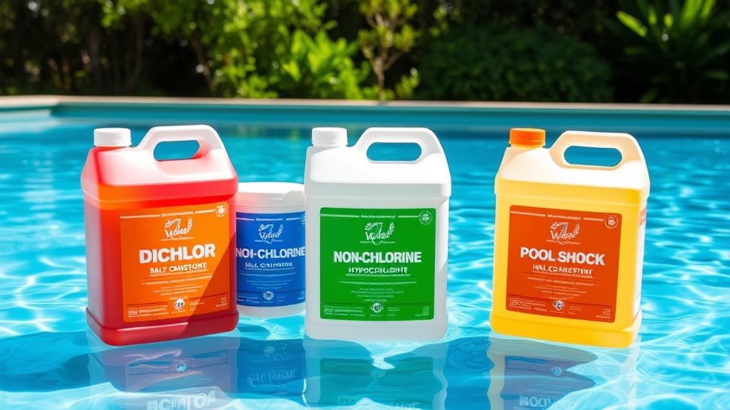 saltwater pool shock options