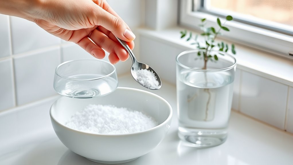 saltwater rinse for sore relief