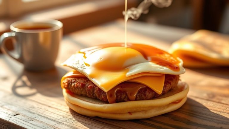 sausage egg cheese calories