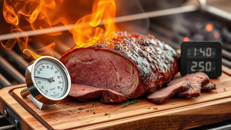 smoke at 250 f four hours