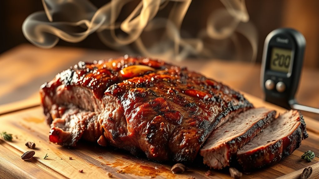 smoke braise tenderize serve