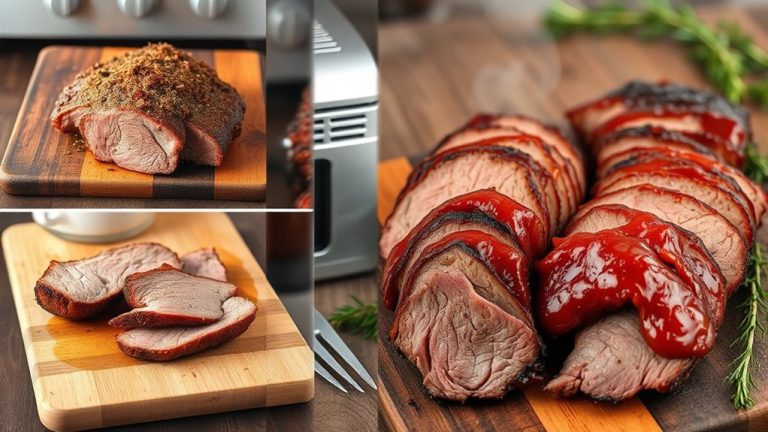 smoke brisket in electric smoker