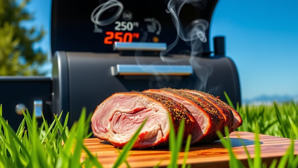 smoke brisket to 165 f