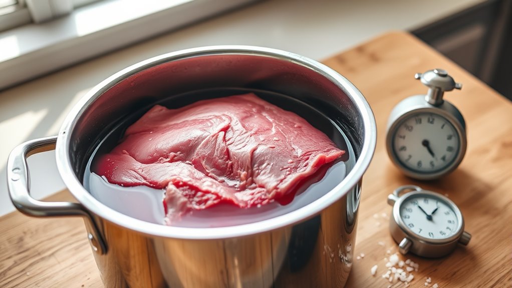 soak time and water changes