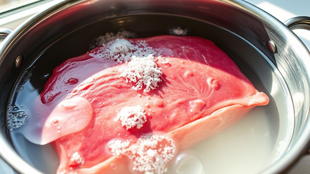 soaking reduces saltiness effectively