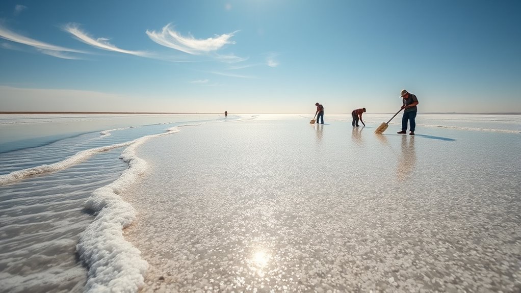 solar driven crystal formation
