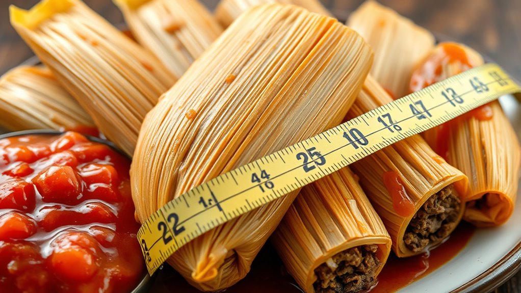 tamale size influences calories