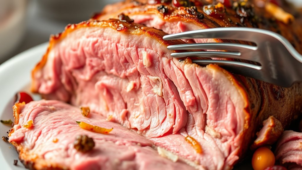 temperature controls corned beef tenderness
