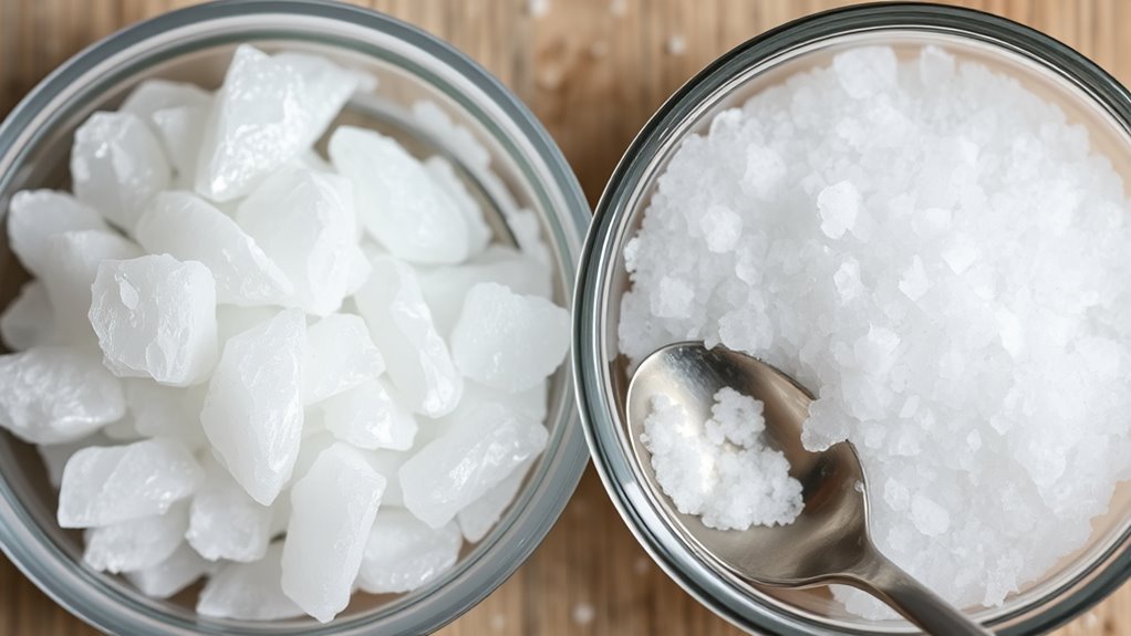 texture solubility distinctions