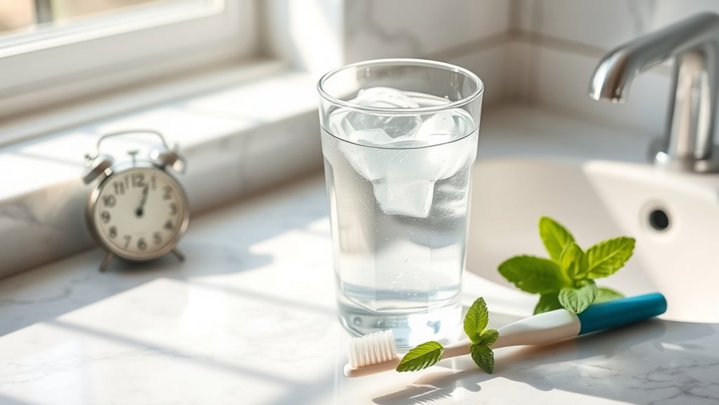 timing for salt rinse