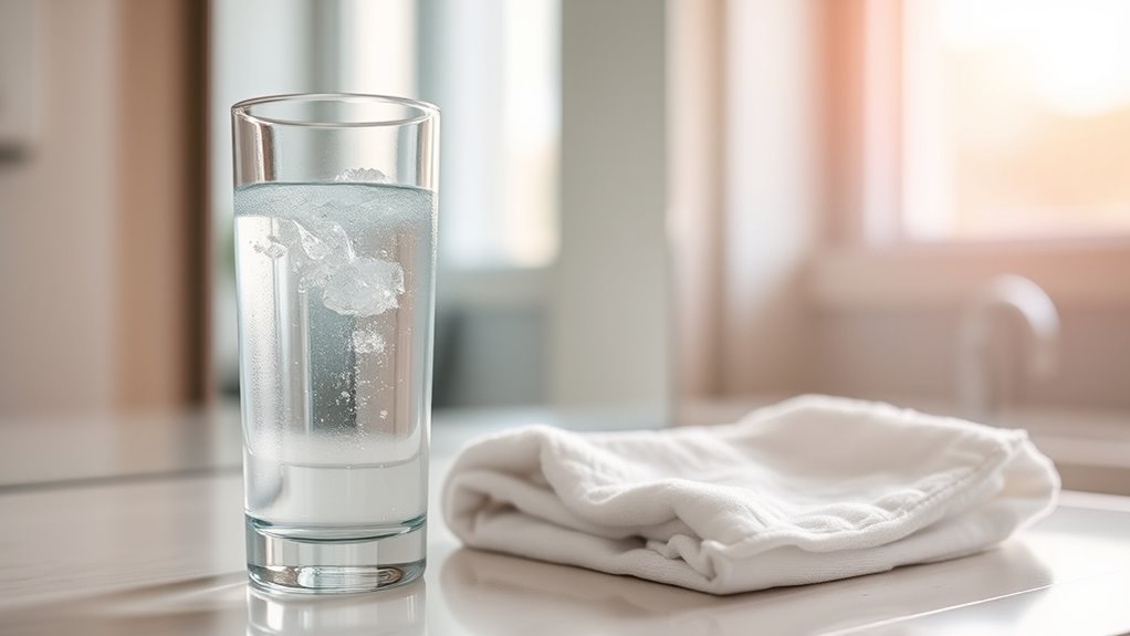 timing for salt water rinse