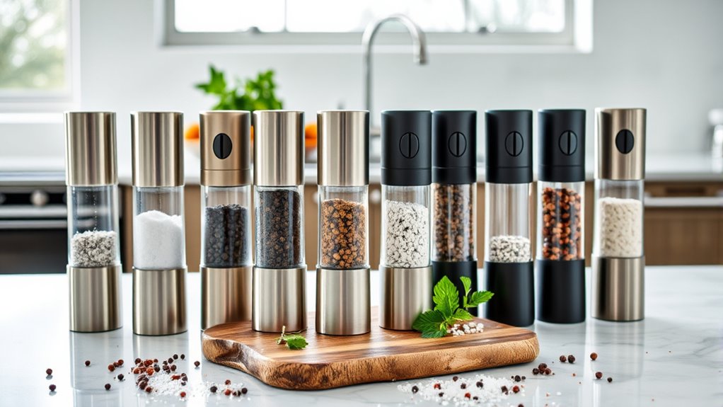 top electric salt pepper grinders