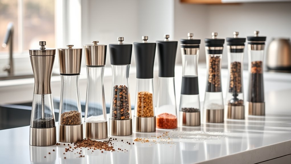 top pepper salt grinders