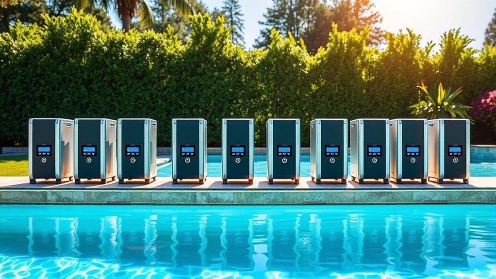 top pool salt chlorinators