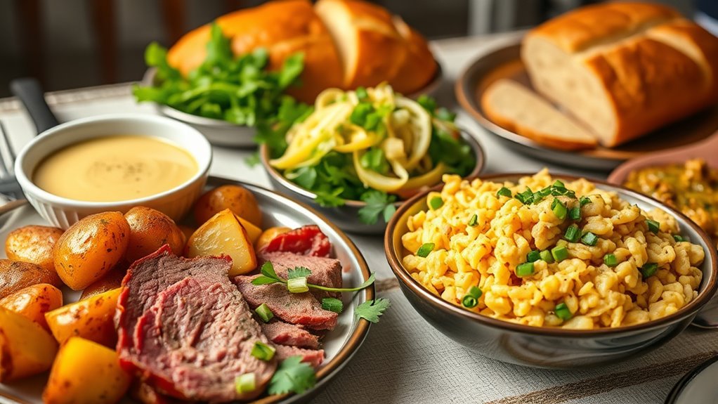 top side dishes for corned beef