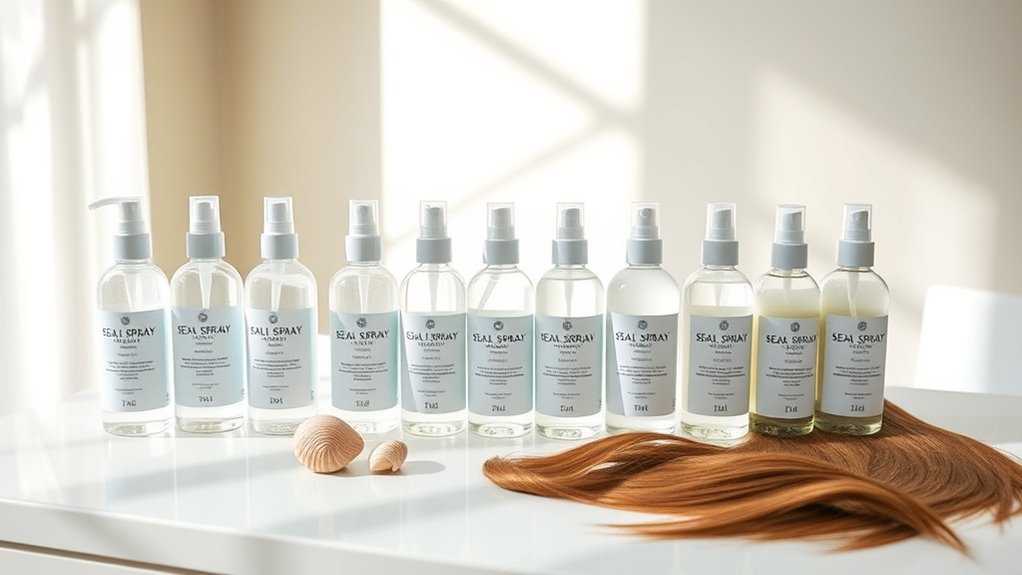 top straight hair sea sprays