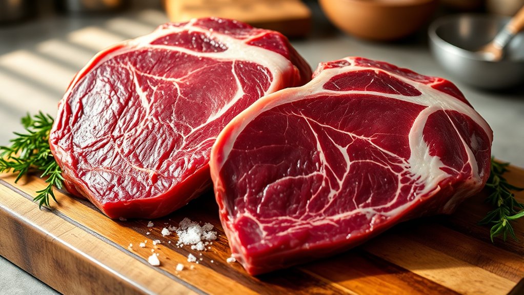 tough but tender when slow cooked