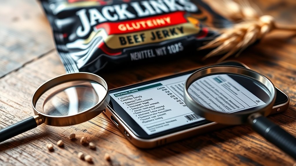 unverified gluten free jerky