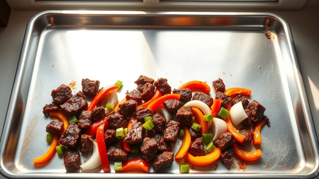 use appropriately sized baking sheet