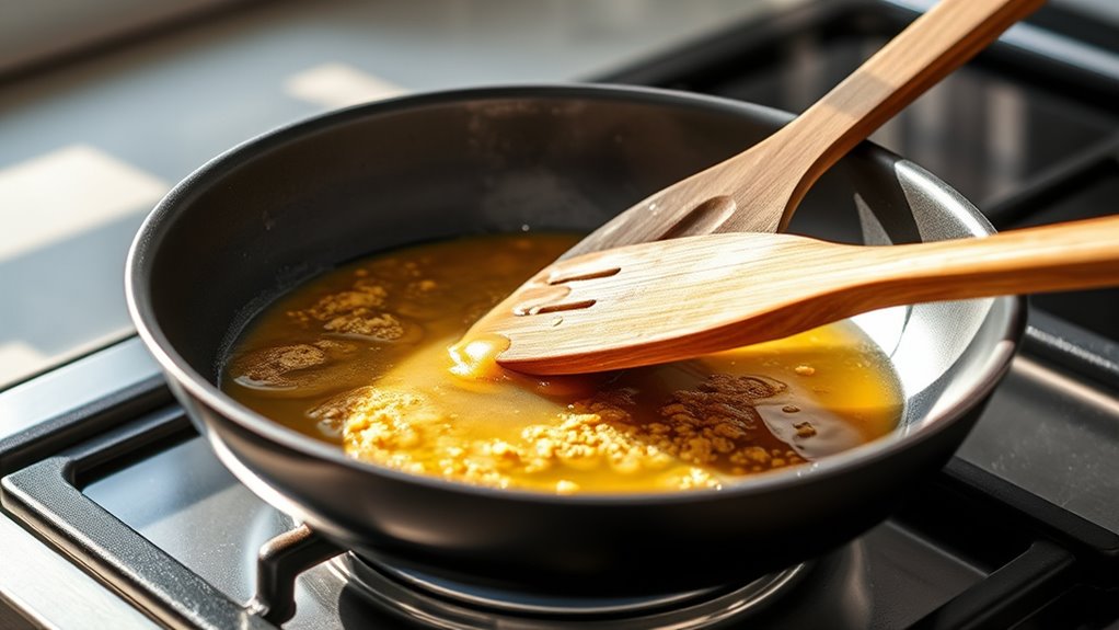 use low heat carefully