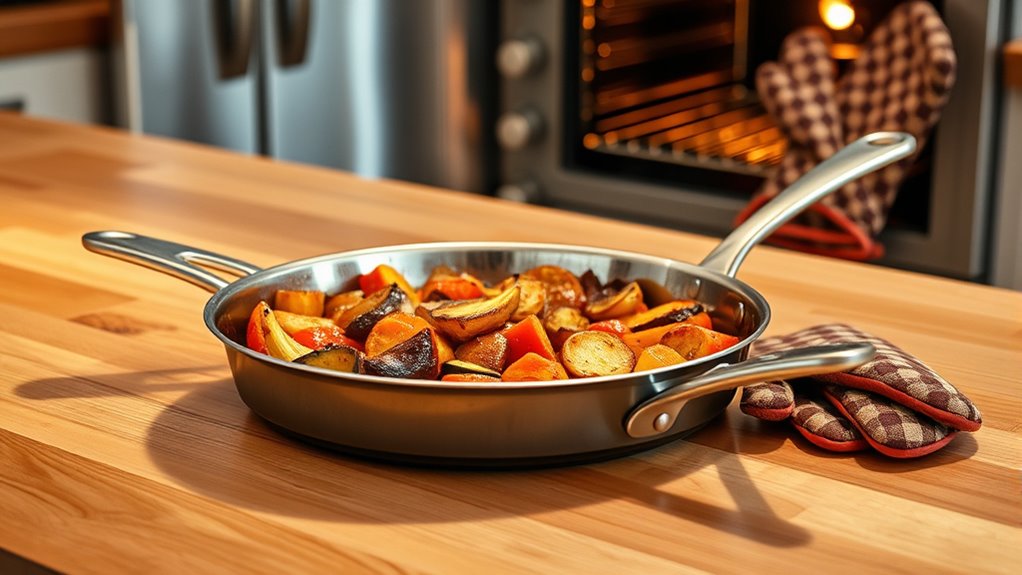 use oven safe aluminum pans