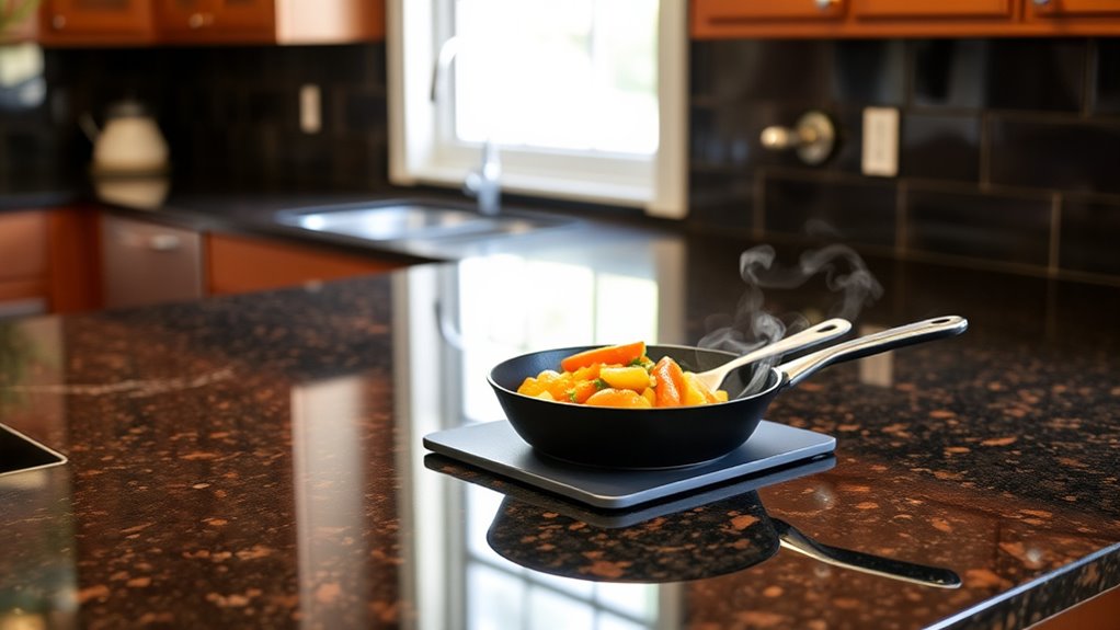 use trivets for hot pans