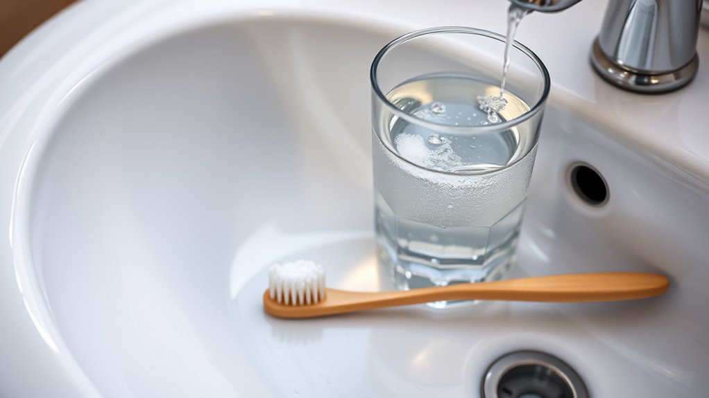 warm saltwater soothes tooth pain