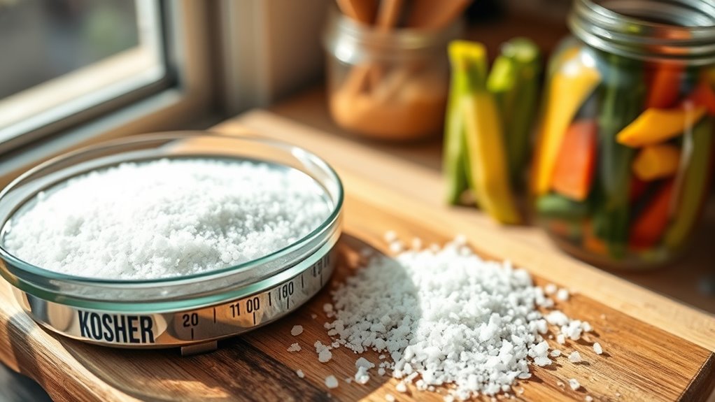 weigh for consistent pickling