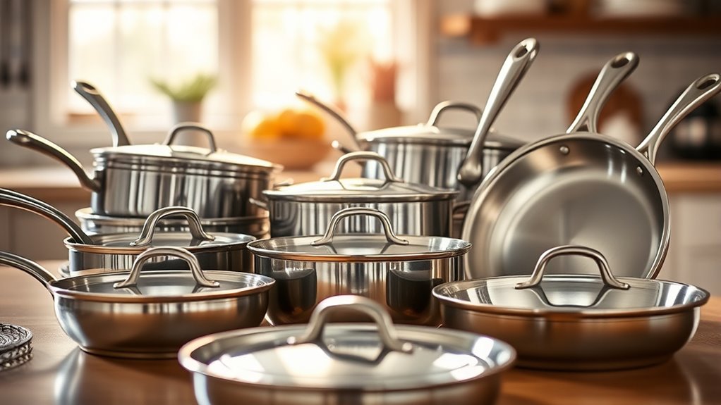 affordable shiny stainless steel